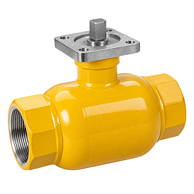 Кран шаровой газовый П/П муфтовый под электропривод LD, КШЦМ Э Gas,...